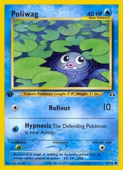 Poliwag card in English