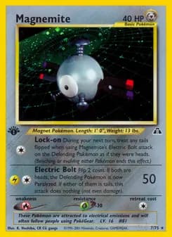 Magnemite card in English