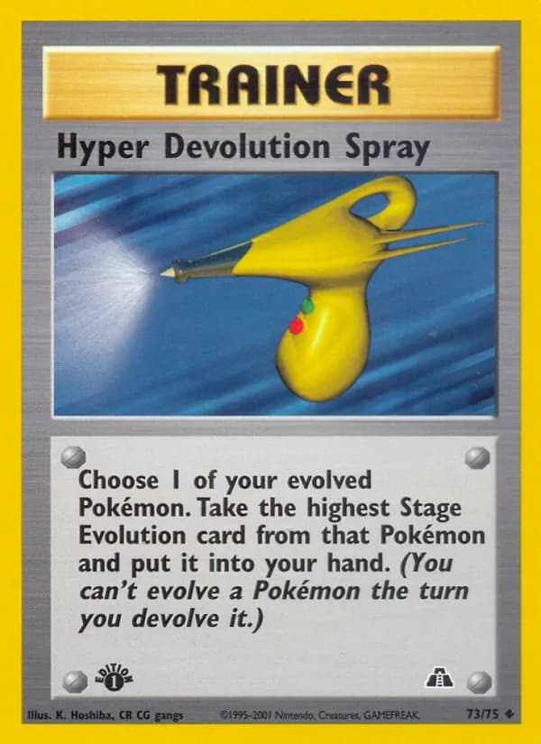 Hyper Devolution Spray card in English