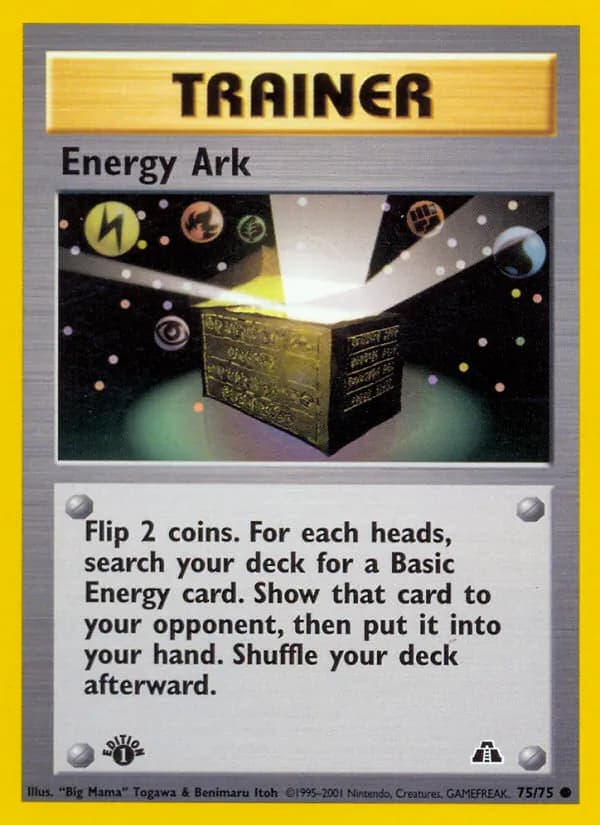 Energy Ark card in English