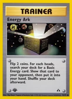 Energy Ark card in English