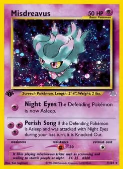 Misdreavus card in English