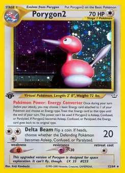 Porygon2 card in English