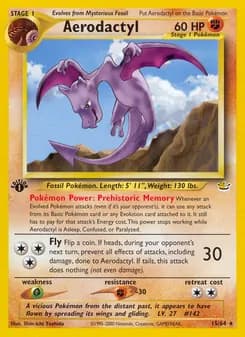 Aerodactyl card in English