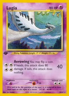 Lugia card in English