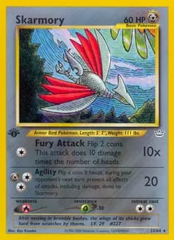 Skarmory card in English