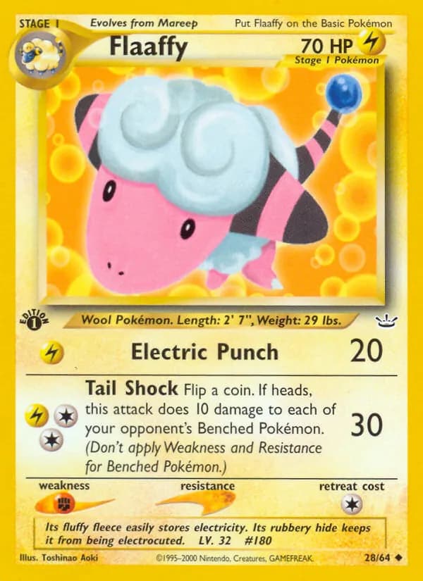 Flaaffy card in English