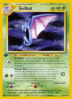 Golbat card in English