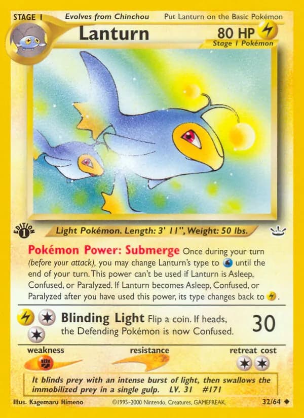 Lanturn card in English