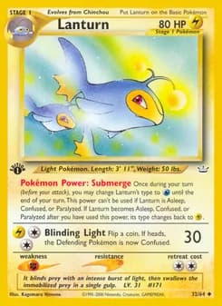 Lanturn card in English