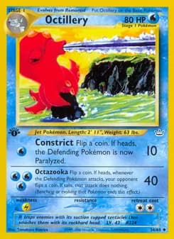 Octillery card in English