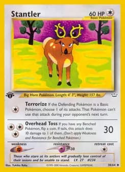 Stantler card in English