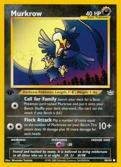 Murkrow card in English
