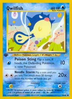 Qwilfish card in English