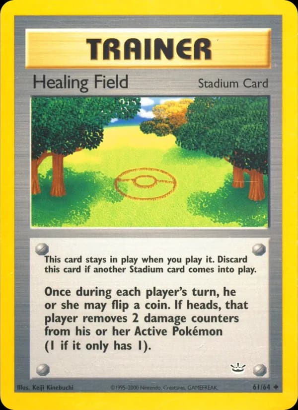 Healing Field card in English
