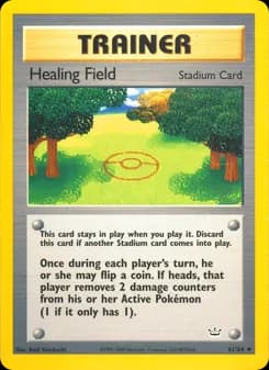 Healing Field card in English