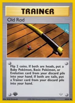 Old Rod card in English