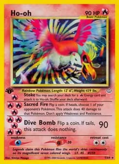 Ho-oh card in English