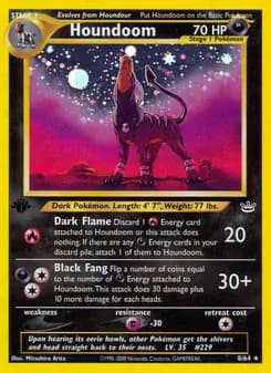Houndoom card in English