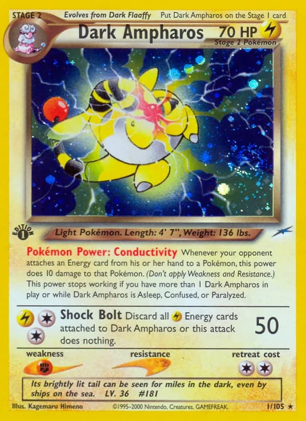 Dark Ampharos card in English