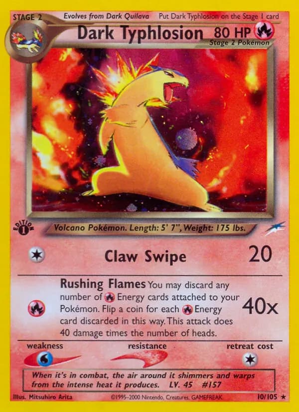 Dark Typhlosion card in English