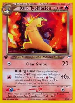 Dark Typhlosion card in English