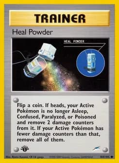 Heal Powder card in English