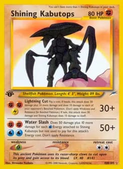 Shining Kabutops card in English