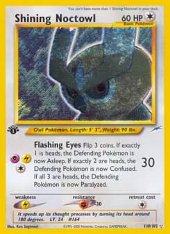 Shining Noctowl card in English