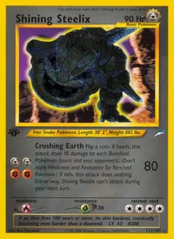 Shining Steelix card in English
