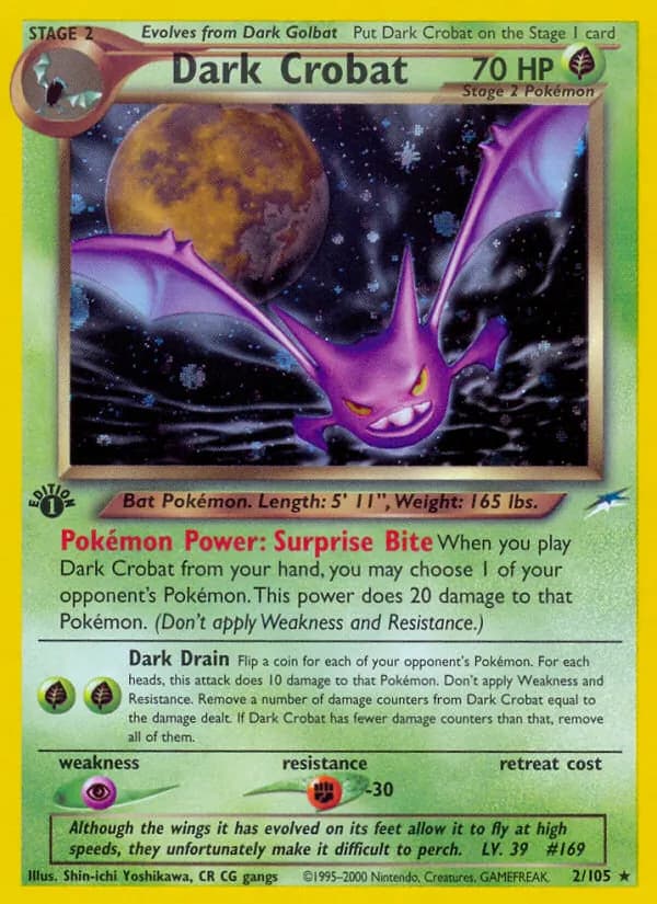Dark Crobat card in English