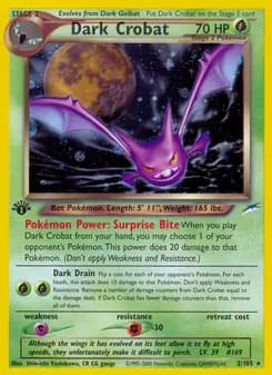 Dark Crobat card in English