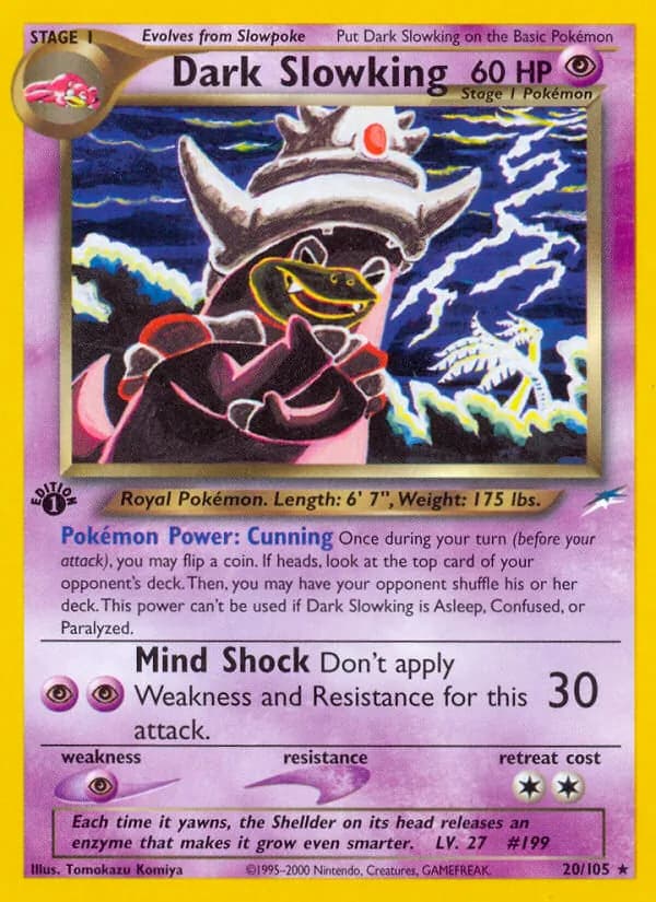 Dark Slowking card in English