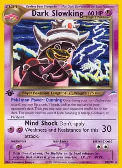 Dark Slowking card in English