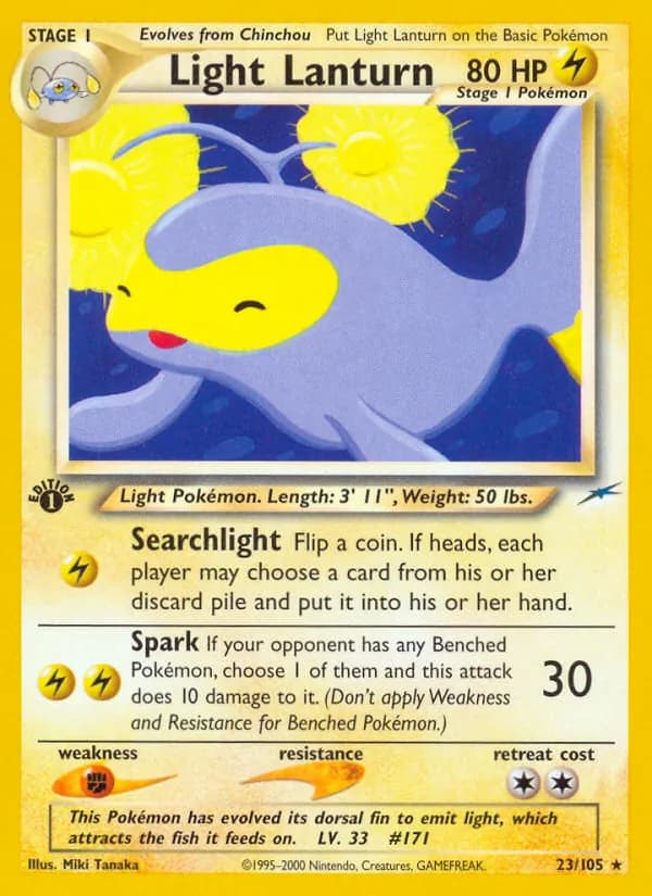 Light Lanturn card in English