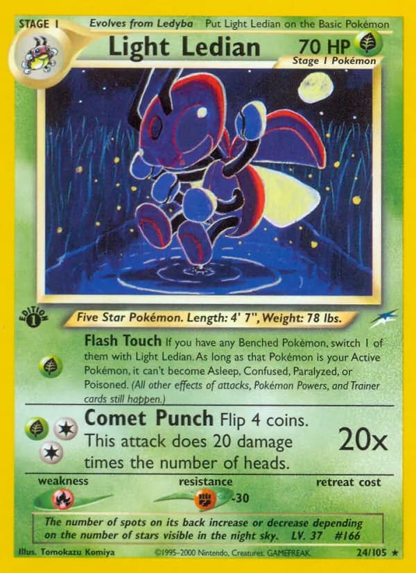 Light Ledian card in English