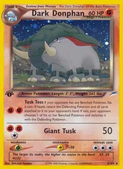 Dark Donphan card in English