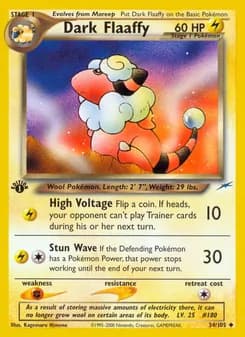 Dark Flaaffy card in English
