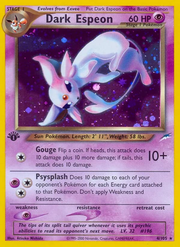 Dark Espeon card in English