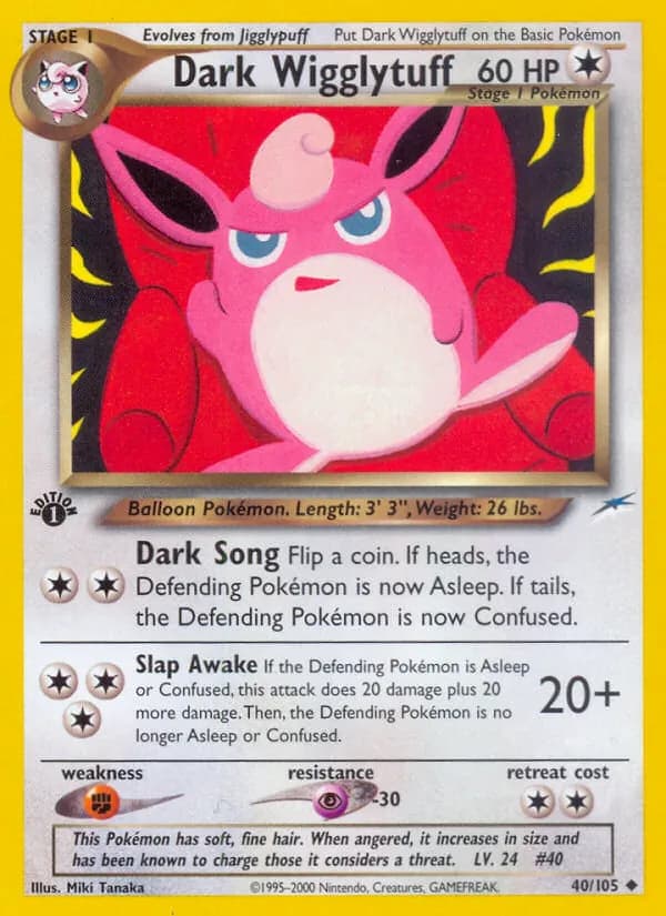 Dark Wigglytuff card in English