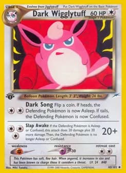 Dark Wigglytuff card in English