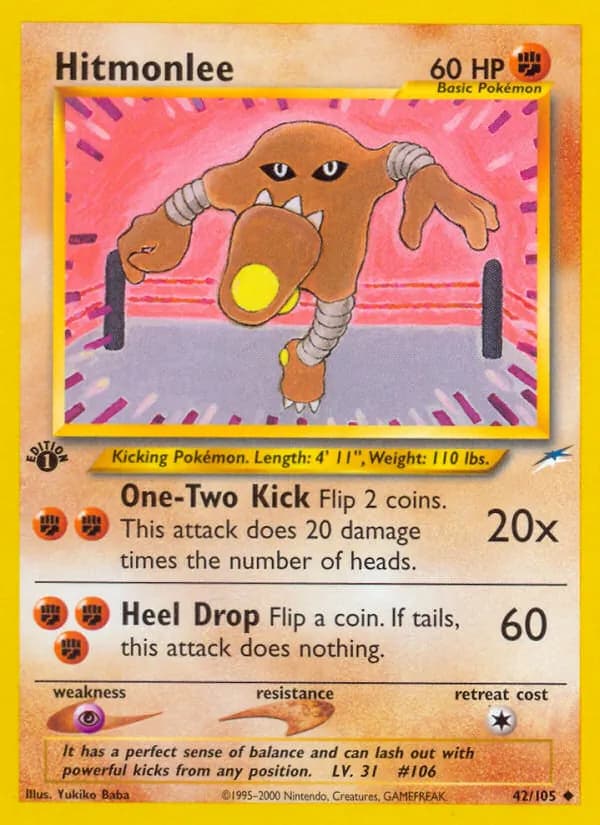 Hitmonlee card in English