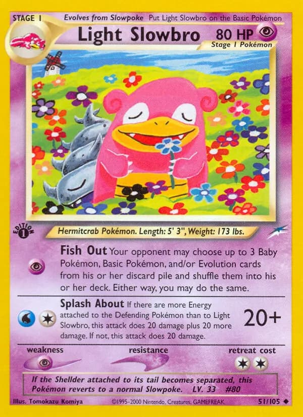 Light Slowbro card in English