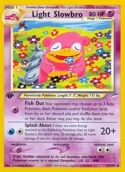 Light Slowbro card in English
