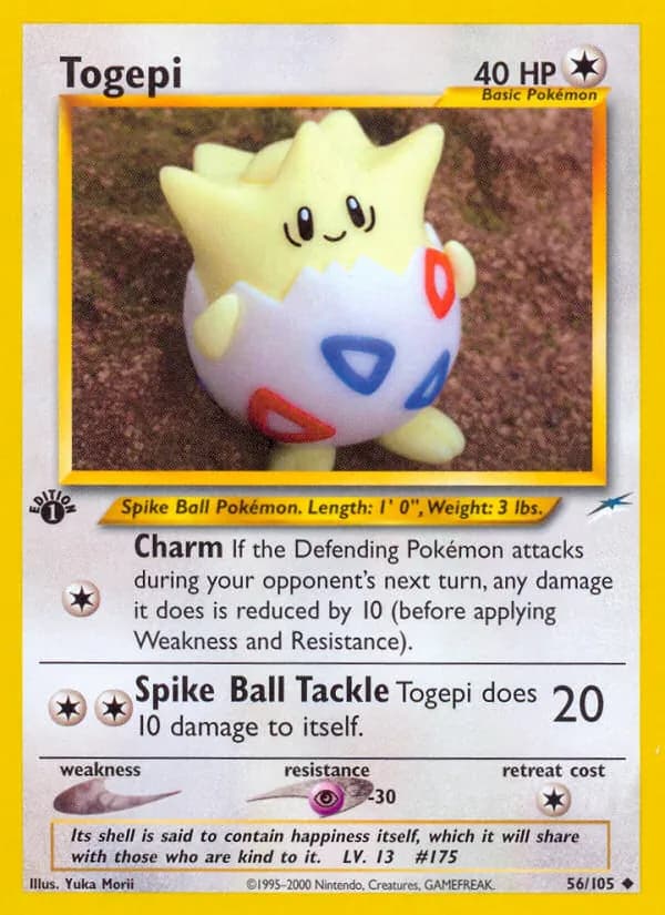 Togepi card in English