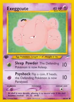 Exeggcute card in English