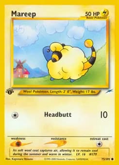 Mareep card in English