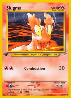 Slugma card in English