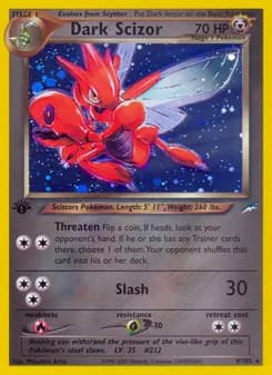 Dark Scizor card in English