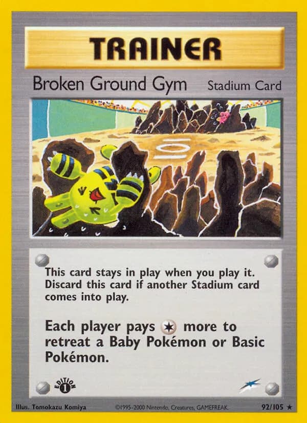 Broken Ground Gym card in English